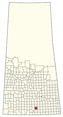 Location of the RM of Key West No. 70 in Saskatchewan