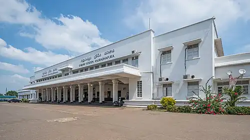 Anuradhapura railway station in Anuradhapura