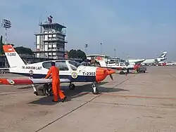 Two Indonesian Navy SOCATA TB-9 Tampico at Juanda