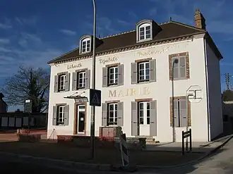 The town hall in Saint-Germain-Laval