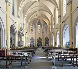 View of the nave