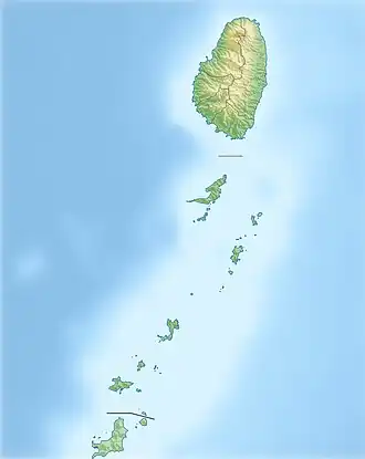 Grenadine Islands is located in Saint Vincent and the Grenadines