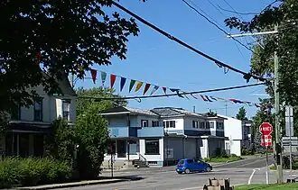 Corner of Route 218 and Route 271 (outdated image from 2018)