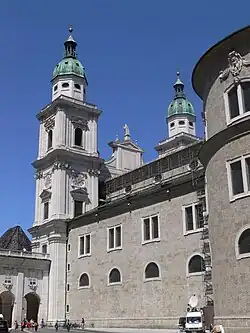 South façade from Kapitelplatz