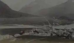 Another photographic view of Samedan in the circa 1870s