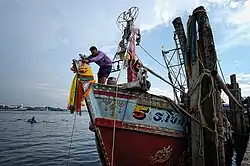 Fishing boat at Tha Chalom