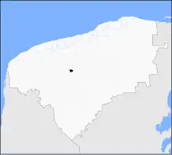 Municipal location in Yucatán