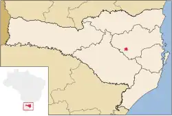 Location of Trombudo Central