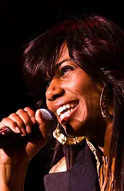 Santigold performing in 2009