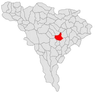 Location in Alba County