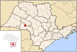 Location in São Paulo state