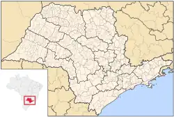 Location of Taboão da Serra