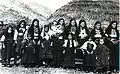 Sarakatsani women and girls in 1922; Epirus, Greece