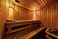 Sauna of the spa.
