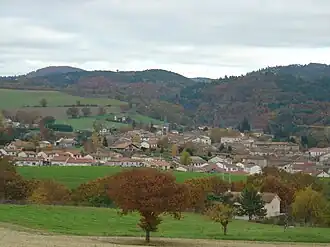 A general view of Sauxillanges