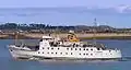 Scillonian III off St Mary's approaching the pier