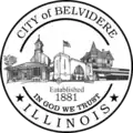 Official seal of Belvidere, Illinois