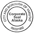 Official seal of City and Borough of Yakutat[1]