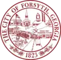 Official seal of Forsyth, Georgia