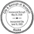 Official seal of Wrangell, Alaska