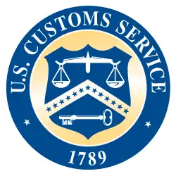 Seal of the U.S. Customs Service