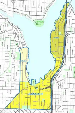 Cascade Highlighted in Pink