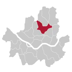 Location of Seongbuk District in Seoul