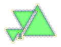 A serial-sided isogon order 11, internal angle 60°.[5] Spirolateral 60°114,5,7,8.