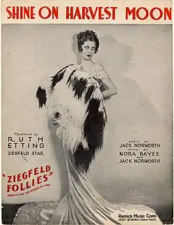 Ruth Etting of the Ziegfeld Follies