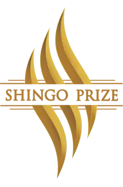 The Shingo Prize for Operational Excellence graphic that is etched into the physical trophies.