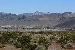 View of Shoshone from the east