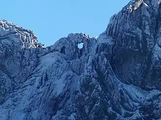 "La Ventana" (The Window) landmark.