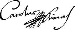Karl of Austria-Este's signature