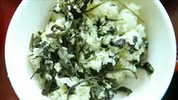 Siraegi-bap (dried radish greens rice)