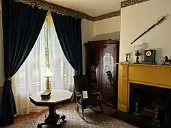 The sitting room of Sandusky