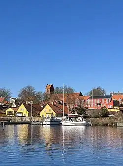 Skælskør seen from the harbour