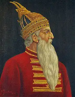 Portrait of George Castriota Skanderbeg, by Kolë Idromeno (1890)