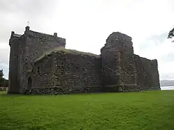 Photo of ruined stone castle