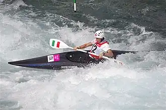 Maria Clara Giai Pron in K-1 semifinal