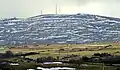 Slieve Croob from the west, covered with patches of snow