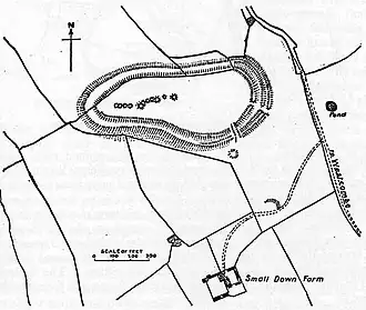 Small Down Knoll camp