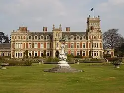 Somerleyton Hall near Lowestoft and Great Yarmouth on the east coast of East Anglia