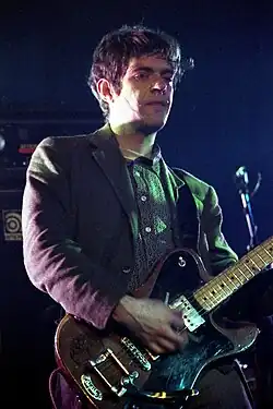 O'Rourke performing with Sonic Youth in 2004