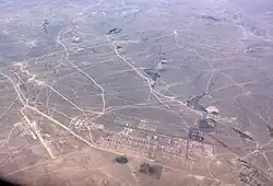 Chahan Aobao military base southwest of Zhurihe Township.