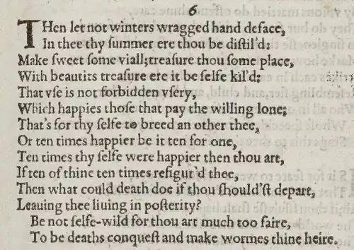 Detail of old-spelling text