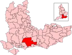 Map of constituency