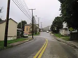 Lake Street and Main Street in South Fork