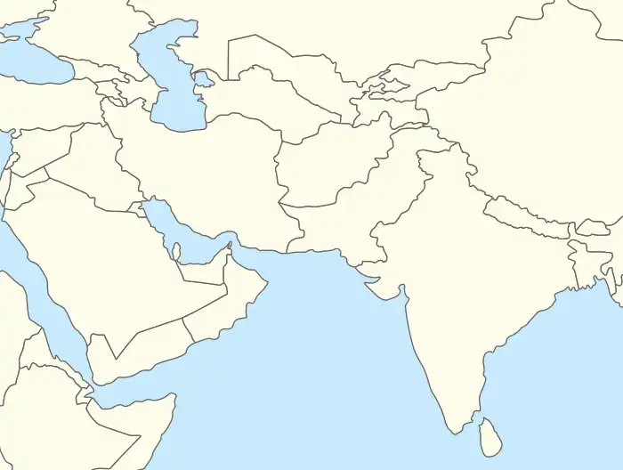 2013 Saravan earthquake is located in Southwest Asia
