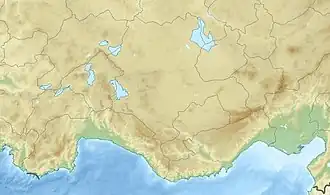 Paradeniz is located in Turkey Southwest