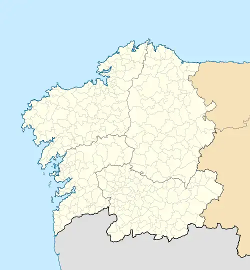 Nigrán is located in Galicia